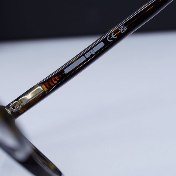 McQ by Alexander McQueen MQ0276O 002 Square Eyeglasses 52mm – Dark Havana - Picture 8 of 11